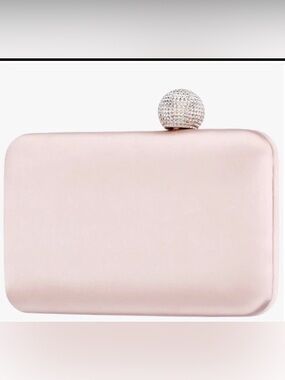 NINA Kimberly Minaudière Clutch - Pear Rose